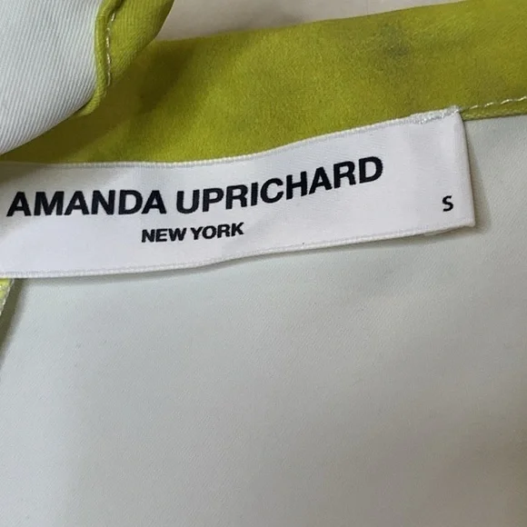 Amanda Uprichard | Julie Rainbow Tie Dye Pocket Sleeveless Halter Maxi Dress S - Picture 10 of 17